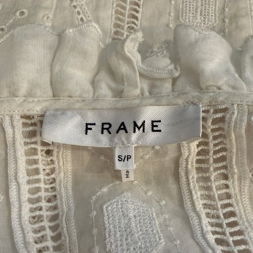Frame Lauren Blouse Top Size Small - Picture 5 of 6